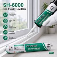 Scellant silicone neutre à durcissement progressif, longue durée, faible odeur, pour portes et fenêtres de maisons préfabriquées, monocouche, non corrosif, imperméable, anti-âge