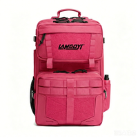 Mochila Táctica Patentada LAMGOYI con Logotipo Personalizado, Bolsa de Gimnasio de 35L, Mochila Deportiva Impermeable Grande, Mochila Atlética para Fitness