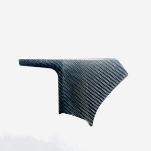 مجموعة من 12 قطعة من ألياف الكربون الحقيقي من شركة تصنيع المعدات الأصلية لنموذج تسلا X-، غطاء لوحة القيادة المركزية الأمامية للوحة القيادة ، لوحة الملاحة - Product Image 4