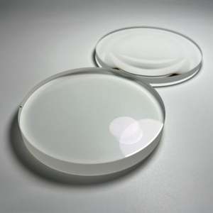 Lentille convexe achromatique fendue en matériau BK7 avec revêtement antireflet, longueur focale personnalisée OEM, haute précision, qualité de surface 40-20 - Product Image 5