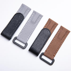 Correa de Reloj de Repuesto Universal de Velcro de 22 mm, de Lona, para Relojes de Marca de Lujo, Modificaciones de Relojes <span class=keywords><strong>Eiko</strong></span>, Correa de Reloj Inteligente para Apple Watch - Product Image 3