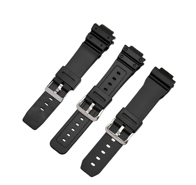 Watchband-سوار من السيليكون, watchband الطالب watchband الإلكترونية المطاطية watchband ارتداء حزام 12-22 ل Casio G-Shock