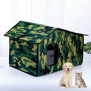 USMILEPET حار بيع مأوى القط الضالة للماء في الهواء الطلق الكهف طوي الدافئة القط الضاري الشتاء مقاومة للماء - Product Image 5