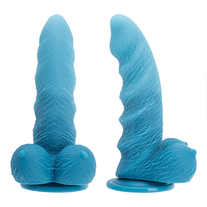 Nuovo stile più popolare blu strano non ovvio pene <span class=keywords><strong>Dildo</strong></span> realistico in Silicone morbido Base <span class=keywords><strong>Dildo</strong></span> - Product Image 2