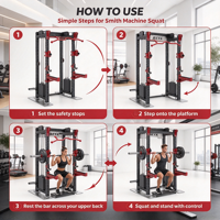 Rak Latihan Kabel Ganda REYK untuk Latihan Seluruh Tubuh dengan Pulley Tetap 1:1 untuk Chin up dan Dip Chin