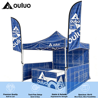 Tente de salon pliable sur mesure 3x3m avec cadre en aluminium, impression personnalisée, pour événements intérieurs/extérieurs, auvent publicitaire