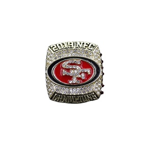 Campeão anel 2019 2020 San Francisco 49ers <span class=keywords><strong>NFC</strong></span> s bowl <span class=keywords><strong>championship</strong></span> <span class=keywords><strong>ring</strong></span> Nome personalizado e número de jóias esportivas dos homens - Product Image 1