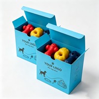 Boîte d'emballage cadeau pour jouets pour animaux de compagnie en gros, boîte en papier de vente au détail pour supermarché, boîte d'expédition de haute qualité en matériaux recyclés pour fournitures pour animaux de compagnie