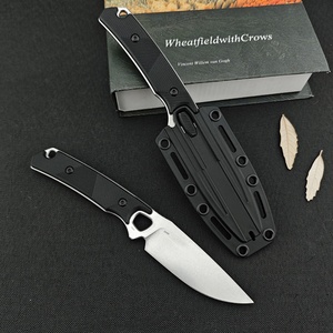 Cuchillo Fijo para Exteriores STEPPE 2048, Acero D2, Mango Completo, Cuchillo de Caza y Camping, Alta Dureza 57-59HRC, Portátil, OEM - Product Image 5