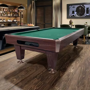 Mesa de billar americana de 9 bolas barata al por mayor, juego de mesa de billar profesional de 9 pies con diamantes, mesa de billar para gimnasio - Product Image 2
