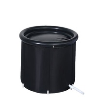 Baignoire gonflable portable pliable en PVC LCD118 pour adultes, avec support extérieur et piscine intégrée