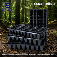 Op maat gemaakte blister zaailingbak verpakking van plastic plantenkwekerij container, op maat gemaakte afmeting en vorm, PET