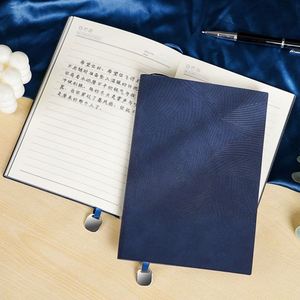 New Arrival Sublimation A5 Custom PU Leather Diary Journal <b>Notebook</b> <b>Lined</b> Pages Printed Edges Thermal Binding Thread Sewing - Product Image 4