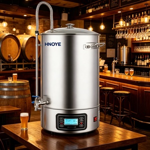 Machine à brasser électrique tout-en-un Guten 40L pour brassage maison, cuve de mouture 220V - Product Image 1