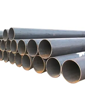 wholesale pipe size 3/4 inch black api straight welded round pipe welded carbon steel for chilled water