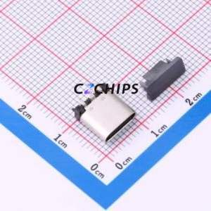 UC02-0B24F88011 USB Connector SMD Connector ( Connector Type: Type-C )( Gender: Female )( Mounting Type: Vertical Mount ) - Product Image 1