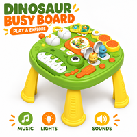 Nouvelle arrivée EPT - Table d'activités pour bébé dinosaure - Clavier musical - Jouet d'apprentissage interactif pour les tout-petits