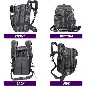 Échantillon gratuit : Sac à dos de pêche avec porte-cannes, porte-bouteille et sac de rangement pour équipement de pêche - Product Image 3