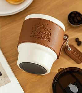 Tasses à café de voyage chaudes de 350 ml, gobelets réutilisables pour expresso avec couvercles, résistants à la chaleur pour les boissons chaudes ou froides Americano - Product Image 6