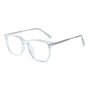 Monturas de Gafas Ópticas de Metal Modernas y Elegantes, Monturas de Gafas Cuadradas de Metal Retro para Hombre con Protección Anti Luz Azul - Product Image 5