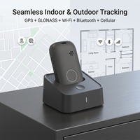 Sistemas de Alarma para el Hogar, Alerta Médica MPERS, Detección de Caídas, Voz Bidireccional, Colgante SOS 4G LTE con Localizador de Rastreo en Tiempo Real