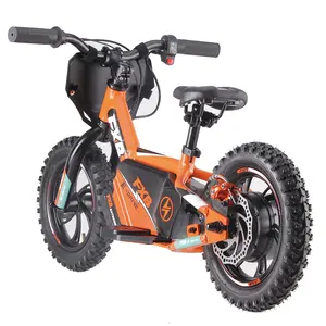 Hot Sell 250W 36V 12" Inch Children No Pedal Bicycle Electric Powered Kids Baby Self Mini Balance Bike