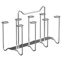 Porte-gobelet carré Support de rangement pour drain de comptoir Support à l'envers pour la maison
