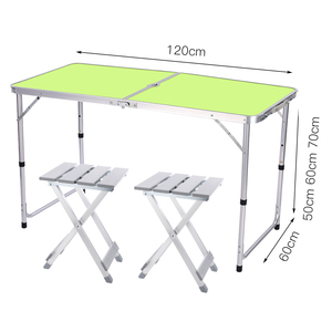 طاولة تخييم محمولة قابلة للطي مع كراسي +4 كراسي سهلة التخزين - Product Image 6