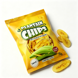 Bolsas de Embalaje al Vacío para Plátanos/Patatas Fritas y Fideos, Impresas en Mylar, Resistentes a la Humedad, de Tamaño Personalizado - Product Image 1