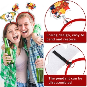 Diadema <span class=keywords><strong>para</strong></span> Fanáticos del Fútbol de Estados Unidos, Canadá y México, con Bandera Nacional, <span class=keywords><strong>para</strong></span> Celebrar Partidos, Fiestas y como Accesorio <span class=keywords><strong>para</strong></span> Fotos - Product Image 4