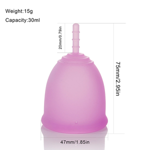 Disque menstruel pliable réutilisable en silicone de qualité médicale <span class=keywords><strong>pour</strong></span> femme avec stérilisateur - Product Image 2