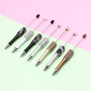 Stylo à bille créatif de papeterie promotionnelle fait main avec diamant pour une valeur chromatique élevée, DIY, encre noire, pointe de 1,0 mm, 14,5 cm - Product Image 4