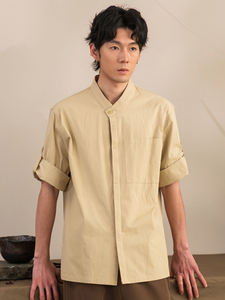 Tenue de plein air MoriUniform en <span class=keywords><strong>lin</strong></span> respirant avec coupe ergonomique ample, résistante à l'humidité d'Asie du Sud-Est, alliant simplicité et plaisir sauvage. - Product Image 1