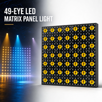 49 luces LED de matriz de cielo estrellado de 3W, 209 canales de píxeles completos, luz de fondo con pantalla LCD XLR de 3 pines