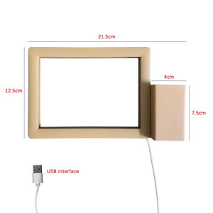 ป้ายอะคริลิคเขียนข้อความได้ ลบได้ พร้อมไฟกลางคืน USB สำหรับห้องเด็ก ของขวัญวันเกิดเด็ก ขายส่ง - Product Image 4