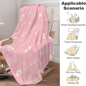 OEM Tùy Chỉnh 100% Polyester Flannel Lông Cừu Chăn Mô Hình Rắn Dệt Kim Kỹ Thuật Ấm Mềm Sofa Ném Cho Mùa Đông Logo In Ấn - Product Image 5