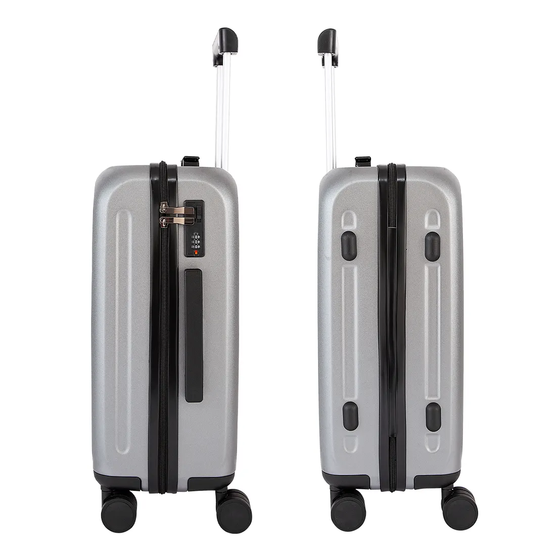 Grosir set bagasi sisi keras baru valise de voyage 3 buah koper troli travel ABS bagasi
