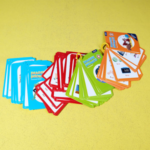 Kutu baskı özel kaplamalı kağıt mat laminasyon iş oynama hediye Flash kartlar/kağit kutu ile bilişsel kartlar - Product Image 6