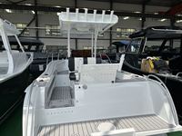 Yacht de luxe en aluminium à coque en V profond de 6,25 m (25 pieds) à grande vitesse avec console centrale pour la pêche et les loisirs