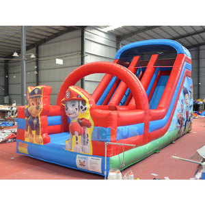 <span class=keywords><strong>Toboggan</strong></span> gonflable à double piste pour enfants, thème dessin animé <span class=keywords><strong>Pat</strong></span>' <span class=keywords><strong>Patrouille</strong></span>, de haute qualité, pour usage sec - Product Image 2