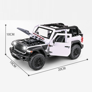 Modellino <span class=keywords><strong>Auto</strong></span> in <span class=keywords><strong>Scala</strong></span> <span class=keywords><strong>1</strong></span>:<span class=keywords><strong>24</strong></span> di Alta Qualità, Veicolo Fuoristrada in Metallo Pressofuso con 4 Porte Apribili e Illuminazione Dettagliata - Product Image 2