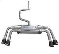 Échappement Catback DZ pour AUDI A3 1.4T 1.8T 2.0T 2014+ Système d'échappement haute performance pour voiture en acier inoxydable 304