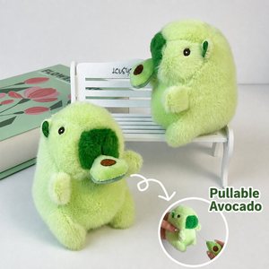OEM Colgante de Peluche de Aguacate, Muñeco de Peluche con Cuerda para Jalar, Llavero de Dibujos Animados Suave, Colgante de Juguete para Niños - Product Image 1
