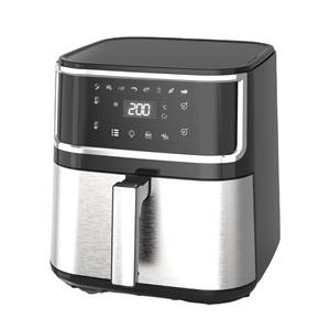 Freidora de aire con pantalla táctil Visual para el hogar inteligente, <span class=keywords><strong>horno</strong></span> eléctrico sin aceite con Chip multifunción para el hogar, coche, RV, uso en hoteles - Product Image 2