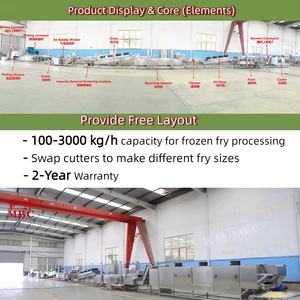 Línea de Producción Automática Industrial de Papas Fritas, Máquina para Hacer Papas Fritas, Equipo de Procesamiento de Papas Fritas Congeladas, <span class=keywords><strong>Precio</strong></span> de Fábrica - Product Image 5