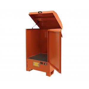SALL - SEN7040000 Painted steel bunded <b>cabinets</b> for <b>outdoor</b> drum <b>storage</b> - EAN 662641929111 <b>OUTDOOR</b> SECURITY <b>STORAGE</b> - Product Image 1