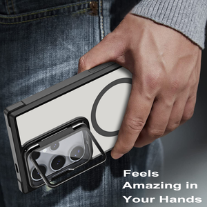 เคส S26ใสสำหรับ <span class=keywords><strong>Samsung</strong></span> Galaxy, เคสแม่เหล็กโปร่งแสงพร้อมขาตั้งกล้อง S26 S25ขอบ <span class=keywords><strong>FE</strong></span> - Product Image 6