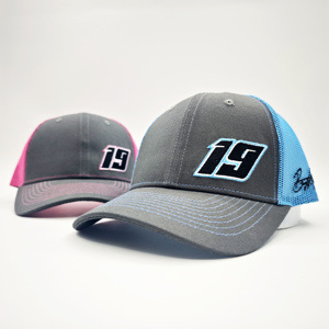 Casquettes de camionneur Richardson 112 à 6 panneaux en coton à chevrons avec patch en cuir personnalisé, style hip-hop et plage – Grande Vente - Product Image 2