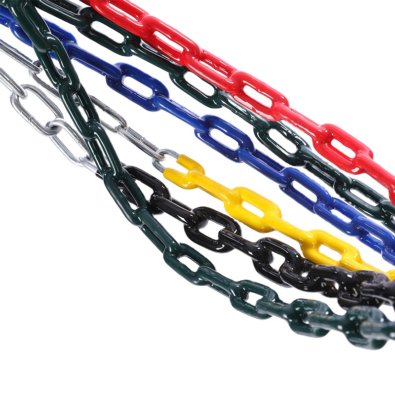 0.8m PVC Plastic Coated chain Metal chain Link Chain for Swing