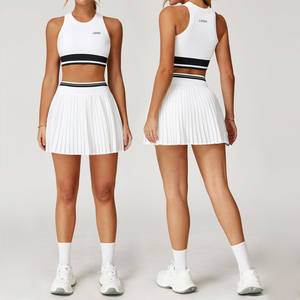 Gonna da Tennis con Logo personalizzato Bnice abito da Golf a contrasto Jupe De Tennis Sexy <span class=keywords><strong>Minirock</strong></span> Gonna Sportiva da donna - Product Image 1
